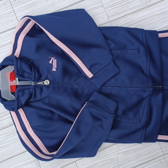PUMA 2PC OUTFIT. GIRL 24 MONTHS Navy blue & Pink. - Picture 2 of 7